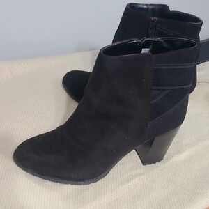 a new day Black Ankle Booties